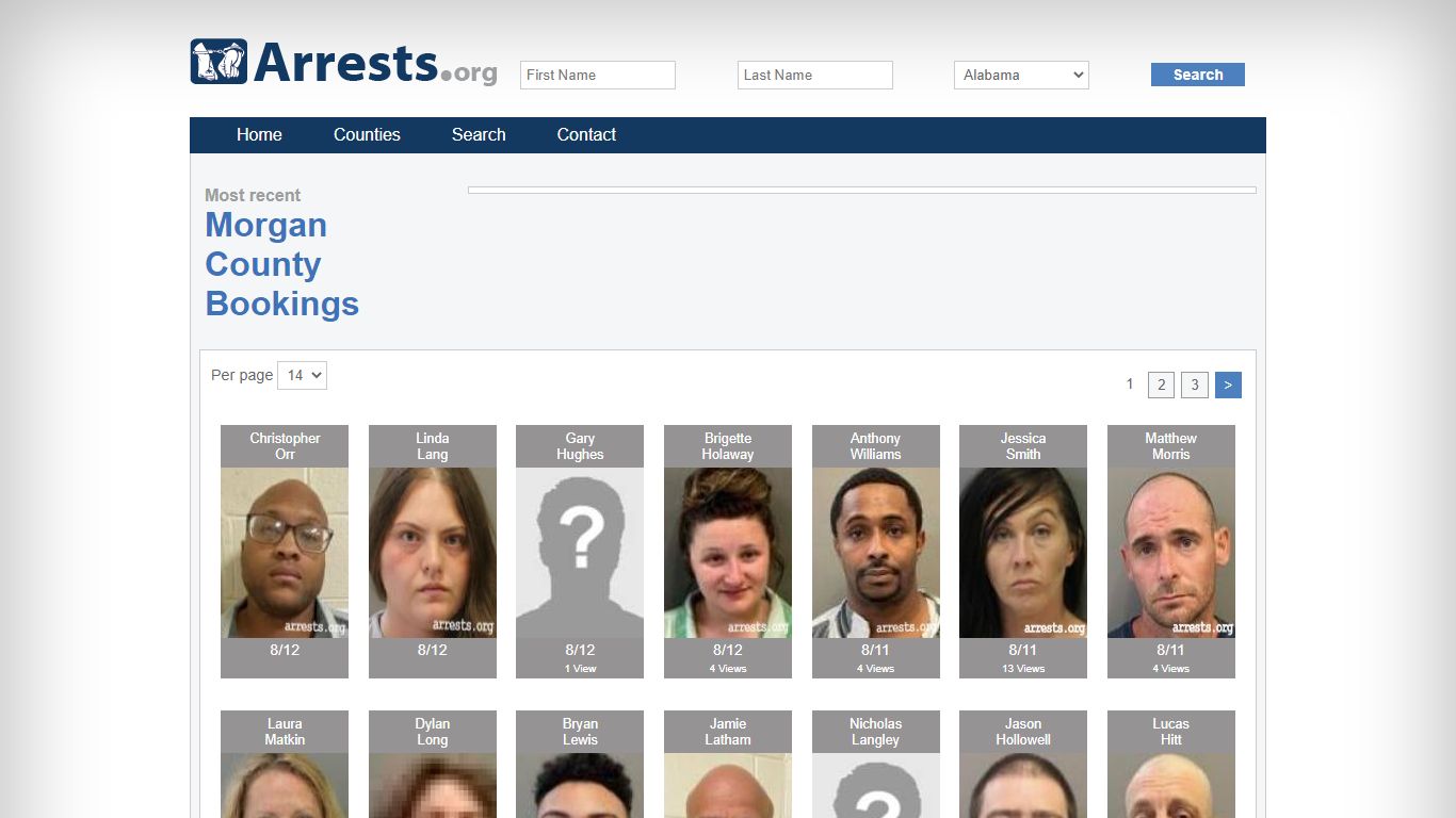 Morgan County Arrests and Inmate Search
